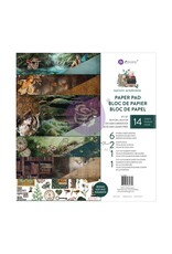 PRIMA PRIMA MARKETING NATURE ACADEMIA 12x12 PAPER PAD 14 SHEETS