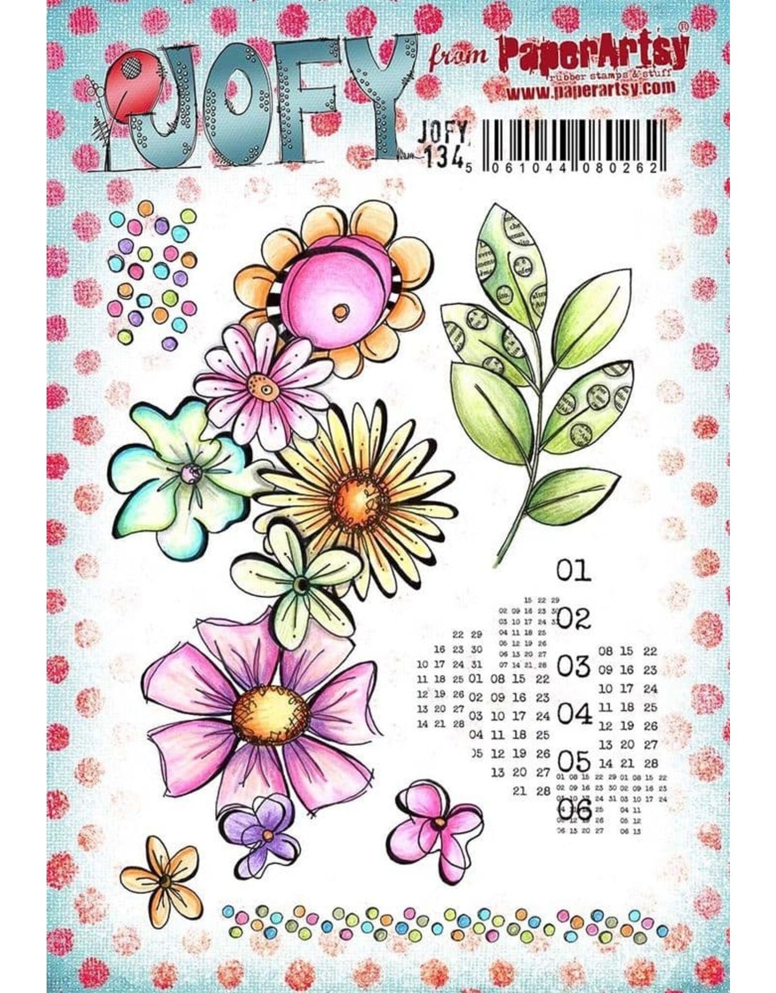 PAPER ARTSY PAPER ARTSY JOFY 134 CLING STAMP SET