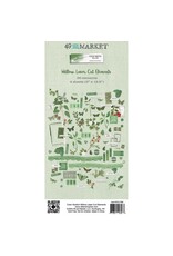 49 AND MARKET 49 AND MARKET COLOR SWATCH WILLOW 6x12 LASER CUT ELEMENTS 96/PK