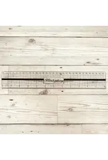 HUNKYDORY CRAFTS LTD. PREMIER CRAFT-TOOLS CRAFT CUTTING PLASTIC RULER WITH METAL EDGE