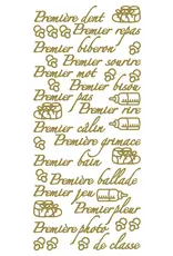 ECSTASY CRAFTS ECSTASY CRAFTS PREMIER BIBERON GOLD PEEL OFF STICKERS