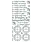 ECSTASY CRAFTS ECSTASY CRAFTS LE TEMPS S'ARRETE SILVER PEEL OFF STICKERS