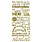 ECSTASY CRAFTS ECSTASY CRAFTS GÉNÉRATION GOLD PEEL OFF STICKERS