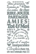 ECSTASY CRAFTS ECSTASY CRAFTS TOI & MOI SILVER PEEL OFF STICKERS