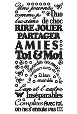 ECSTASY CRAFTS ECSTASY CRAFTS TOI & MOI BLACK PEEL OFF STICKERS