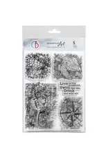 CIAO BELLA CIAO BELLA CORAL REEF MECHANICAL MARINE CLEAR STAMP SET
