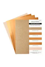 SPELLBINDERS SPELLBINDERS ROSE GOLD ASSORTMENT TREASURED CARDSTOCK 8.5x11 15/PK