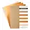 SPELLBINDERS SPELLBINDERS ROSE GOLD ASSORTMENT TREASURED CARDSTOCK 8.5x11 15/PK