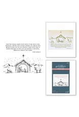 SPELLBINDERS SPELLBINDERS BETTERPRESS CHRISTMAS GOSPEL HOME FOR THE HOLIDAYS PRESS PLATES