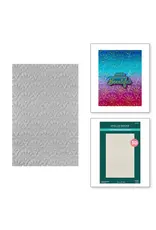 SPELLBINDERS SPELLBINDERS DAWN BIBBY PEACOCK MOTIF PEACOCK PARADISE COLLECTION 3D EMBOSSING FOLDER