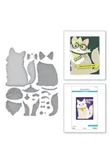 SPELLBINDERS SPELLBINDERS BIBI CAMERON BIG CAT BIBI'S CATS AND PUGS COLLECTION DIE SET