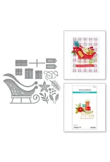 SPELLBINDERS SPELLBINDERS DELIVERING JOY SLEIGH HANDMADE HOLIDAYS COLLECTION DIE SET