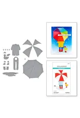 SPELLBINDERS SPELLBINDERS DANCIN' IN THE RAIN OUT AND ABOUT COLLECTION DIE SET