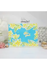 HONEY BEE HONEY BEE STAMPS PARADISE PLUMERIAS CLEAR STAMP SET