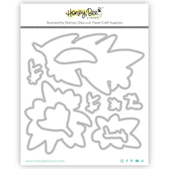 HONEY BEE HONEY BEE STAMPS PARADISE PLUMERIAS DIE SET