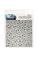 RANGER RANGER SIMON HURLEY CREATE CONFETTI 6x6 RUBBER BACKGROUND STAMP