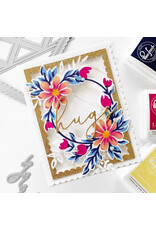 PINKFRESH PINKFRESH STUDIO DAISY WREATH 4.25x5.25 STENCIL SET OF 5