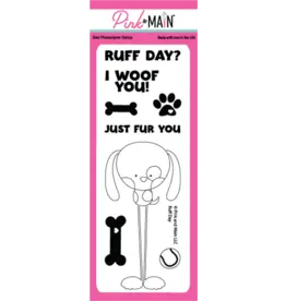 PINK & MAIN PINK & MAIN RUFF DAY CLEAR STAMP SET