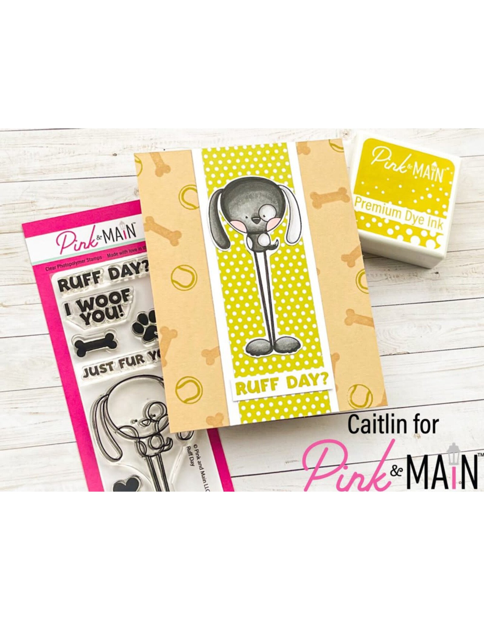 PINK & MAIN PINK & MAIN RUFF DAY CLEAR STAMP SET
