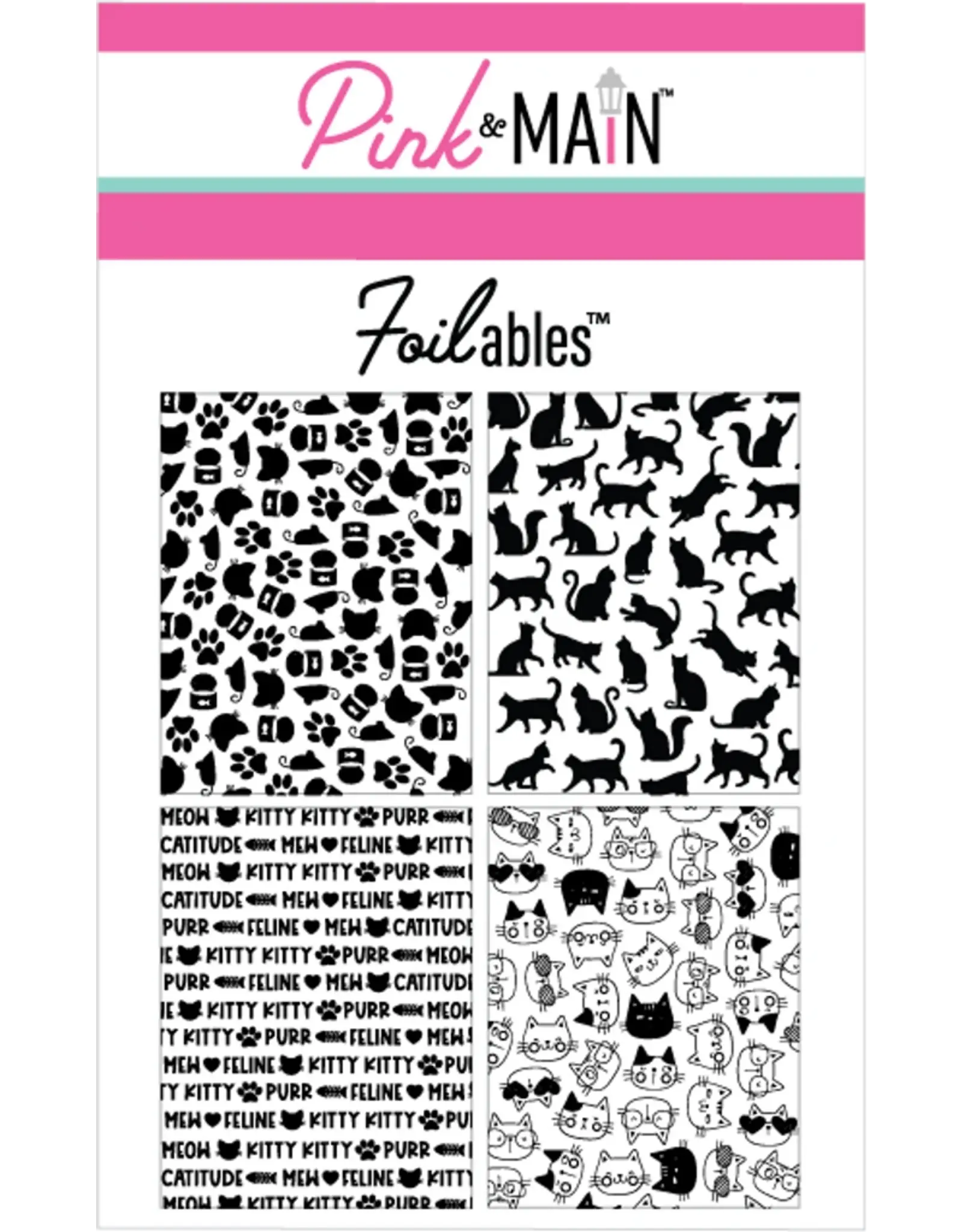 PINK & MAIN PINK & MAIN FOILABLES CATS FOILABLE PANELS
