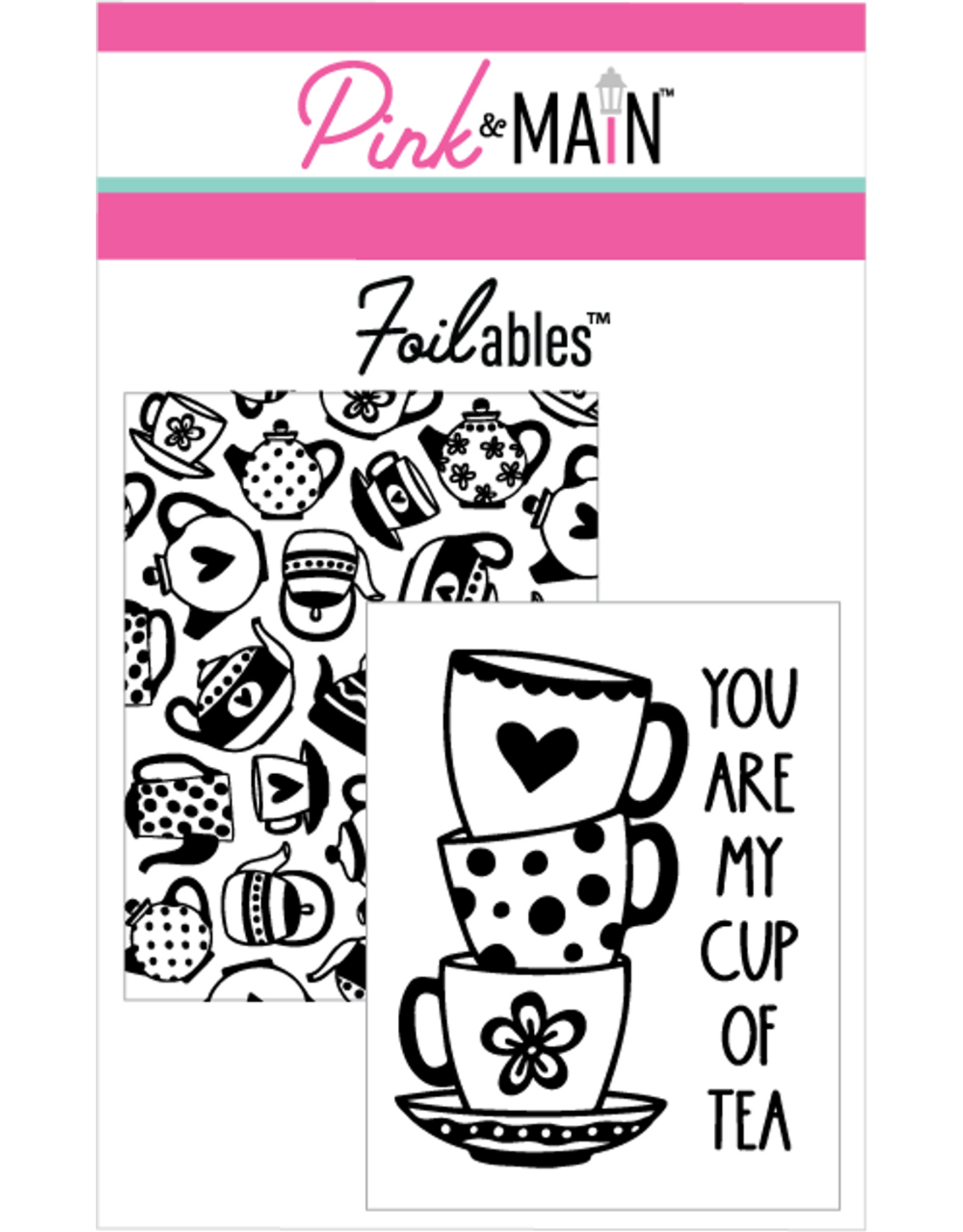 PINK & MAIN PINK & MAIN FOILABLES MY CUP OF TEA FOILABLE PANELS