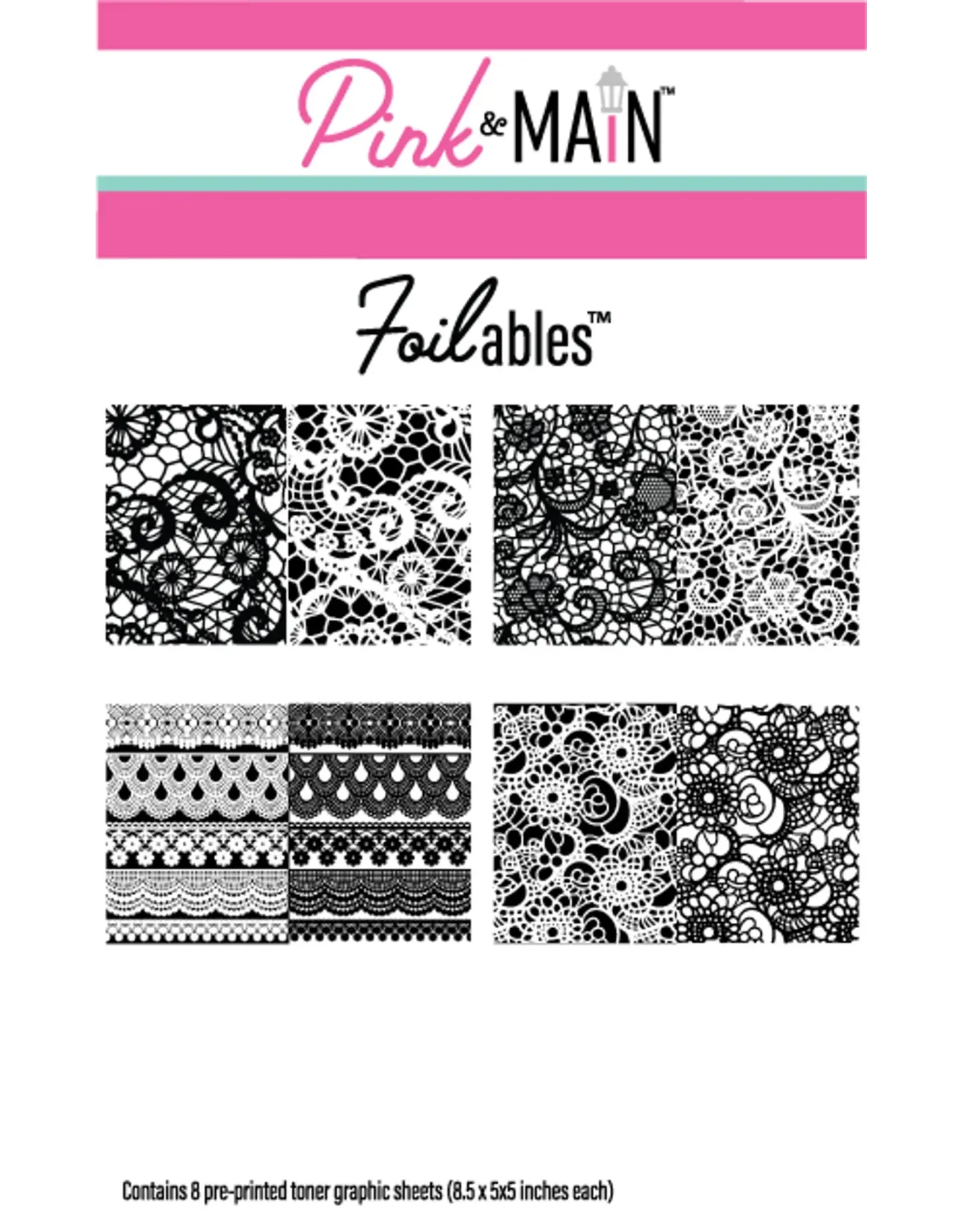 PINK & MAIN PINK & MAIN FOILABLES LACE FOILABLE SHEETS