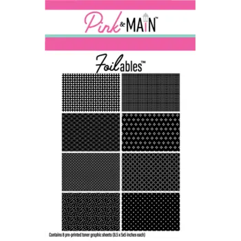PINK & MAIN PINK & MAIN FOILABLES BOLD BACKGROUNDS FOILABLE SHEETS