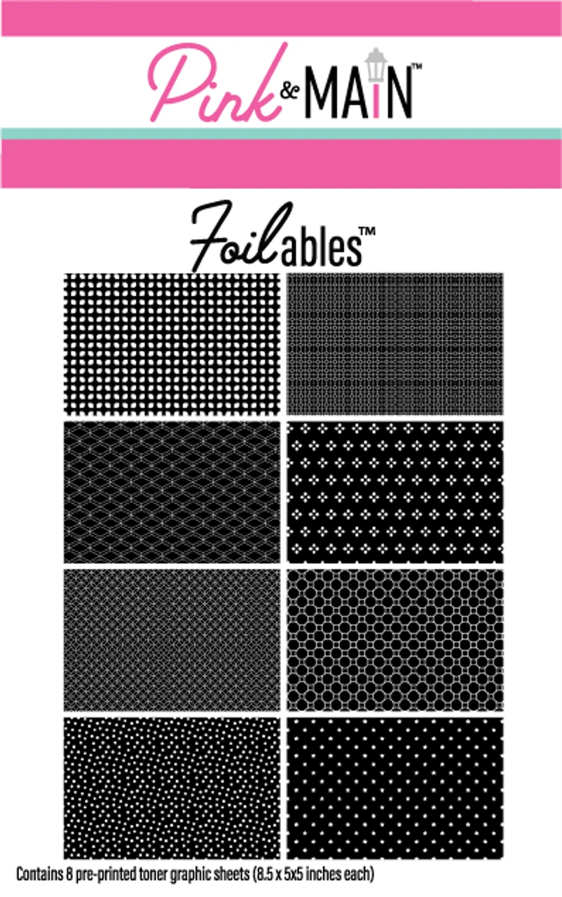 PINK & MAIN PINK & MAIN FOILABLES BOLD BACKGROUNDS FOILABLE SHEETS