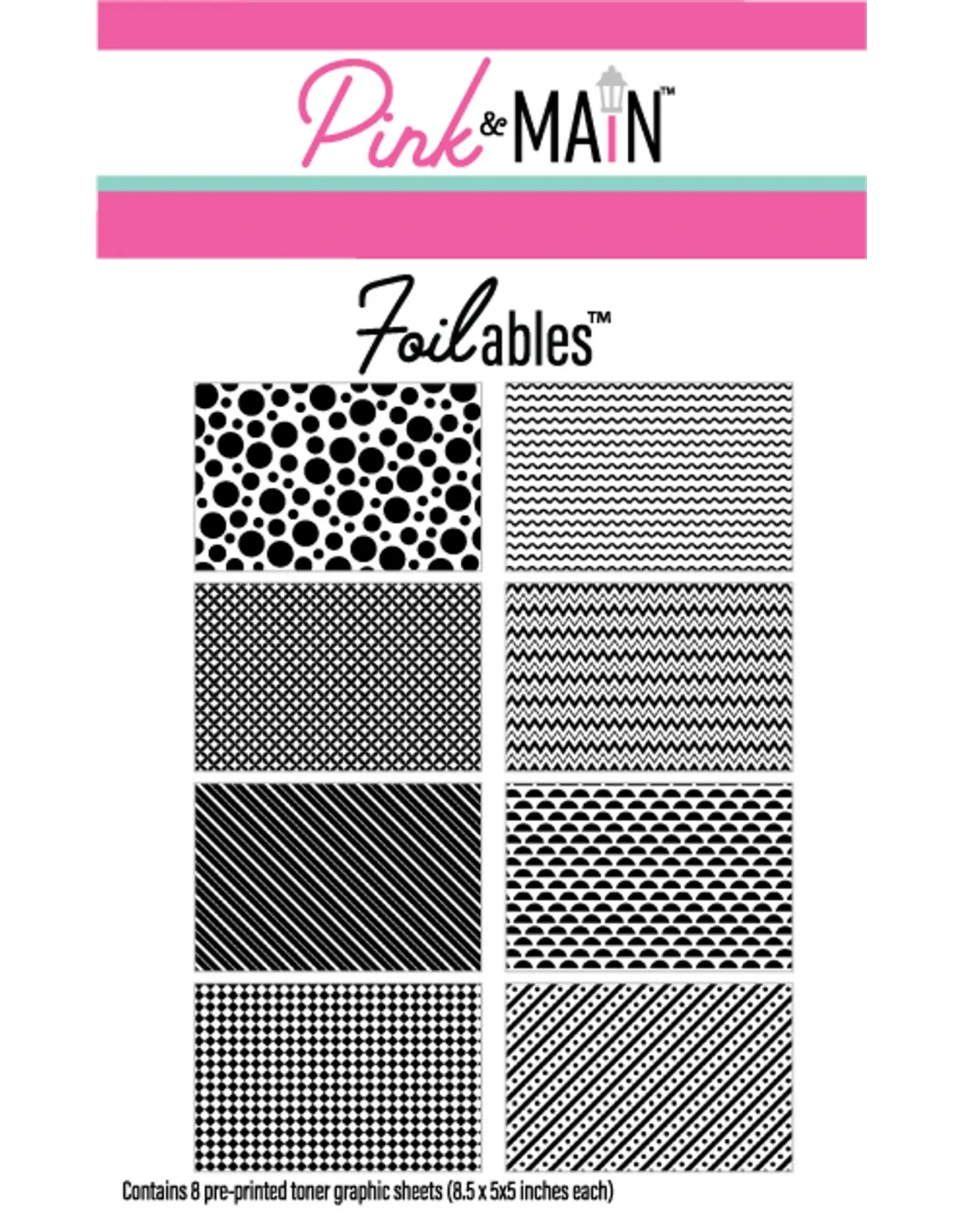PINK & MAIN PINK & MAIN FOILABLES FUN BACKGROUNDS FOILABLE SHEETS