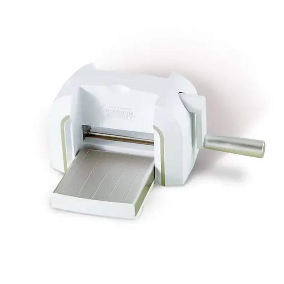 SPELLBINDERS SPELLBINDERS WHITE PLATINUM SCOUT DIE CUTTING & EMBOSSING MACHINE 3.5" PLATFORM
