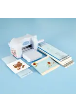 SPELLBINDERS SPELLBINDERS RETAILER EXCLUSIVE BLUE MIST PLATINUM SCOUT DIE CUTTING & EMBOSSING MACHINE 3.5" PLATFORM