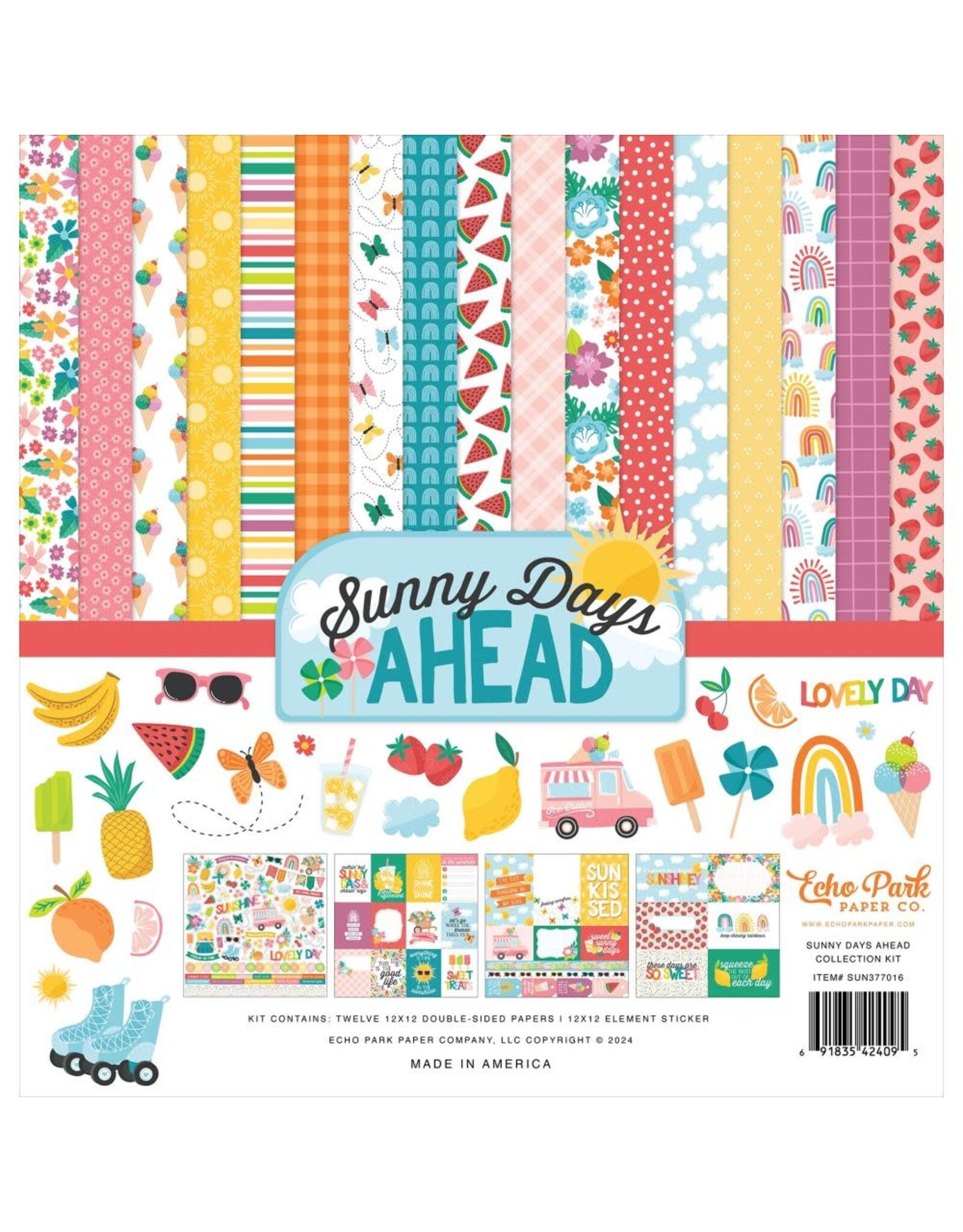 ECHO PARK PAPER ECHO PARK SUNNY DAYS AHEAD 12x12 COLLECTION KIT