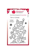 WOODWARE CRAFT COLLECTION WOODWARE CRAFT COLLECTION SNOW BALLS CLEAR STAMP SET