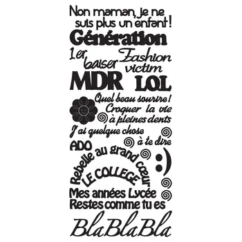 ECSTASY CRAFTS ECSTASY CRAFTS GÉNÉRATION BLACK PEEL OFF STICKERS