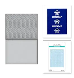 SPELLBINDERS SPELLBINDERS HOME FOR THE HOLIDAYS COLLECTION STARSHINE BACKGROUND ETCHED DIE SET