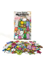 AALL & CREATE AALL & CREATE JANET KLEIN #62 2 UP 2 DOWN DIE CUTS 123/PK