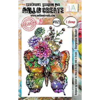 AALL & CREATE AALL & CREATE AUTOUR DE MWA #1172 OVERGROWN WONDER A7 CLEAR STAMP