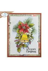 ELIZABETH CRAFT DESIGNS ELIZABETH CRAFT DESIGNS PAPER FLOWERS BY ANGELICA TURNER JOYOUS CHRISTMAS CLEAR STAMP SET