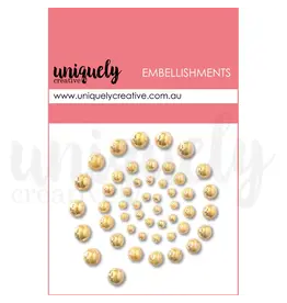 UNIQUELY CREATIVE UNIQUELY CREATIVE CHAMPAGNE PEARLS EMBELLIES PEARL EMBELLISHMENTS