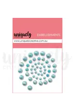 UNIQUELY CREATIVE UNIQUELY CREATIVE LIGHT BLUE PEARLS EMBELLIES PEARL EMBELLISHMENTS