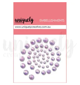 UNIQUELY CREATIVE LAVENDER PEARLS EMBELLIES PEARL EMBELLISHMENTS