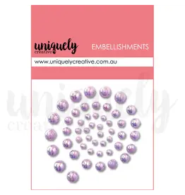 UNIQUELY CREATIVE UNIQUELY CREATIVE LAVENDER PEARLS EMBELLIES PEARL EMBELLISHMENTS