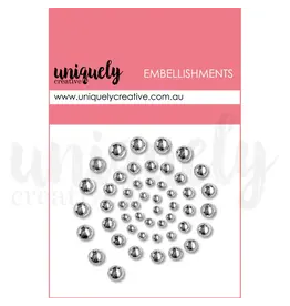 UNIQUELY CREATIVE UNIQUELY CREATIVE SILVER PEARLS EMBELLIES PEARL EMBELLISHMENTS