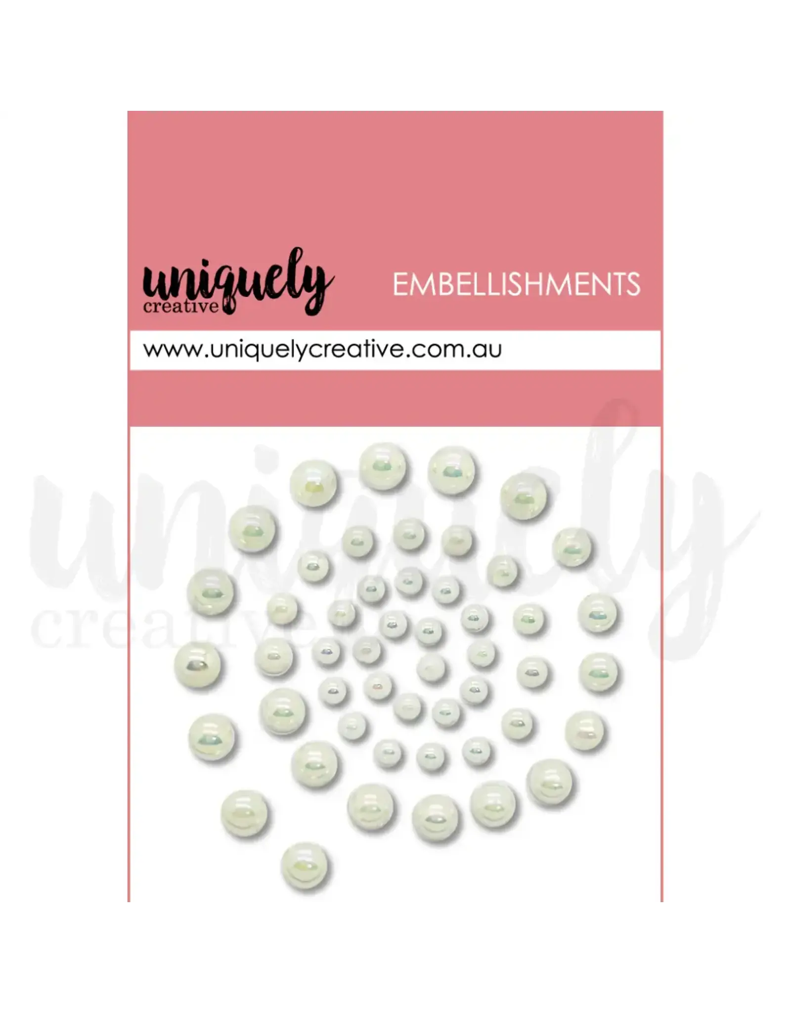 UNIQUELY CREATIVE CHANTILLY PEARLS EMBELLIES PEARL EMBELLISHMENTS