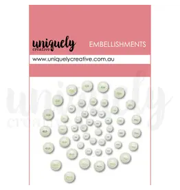 UNIQUELY CREATIVE CHANTILLY PEARLS EMBELLIES PEARL EMBELLISHMENTS