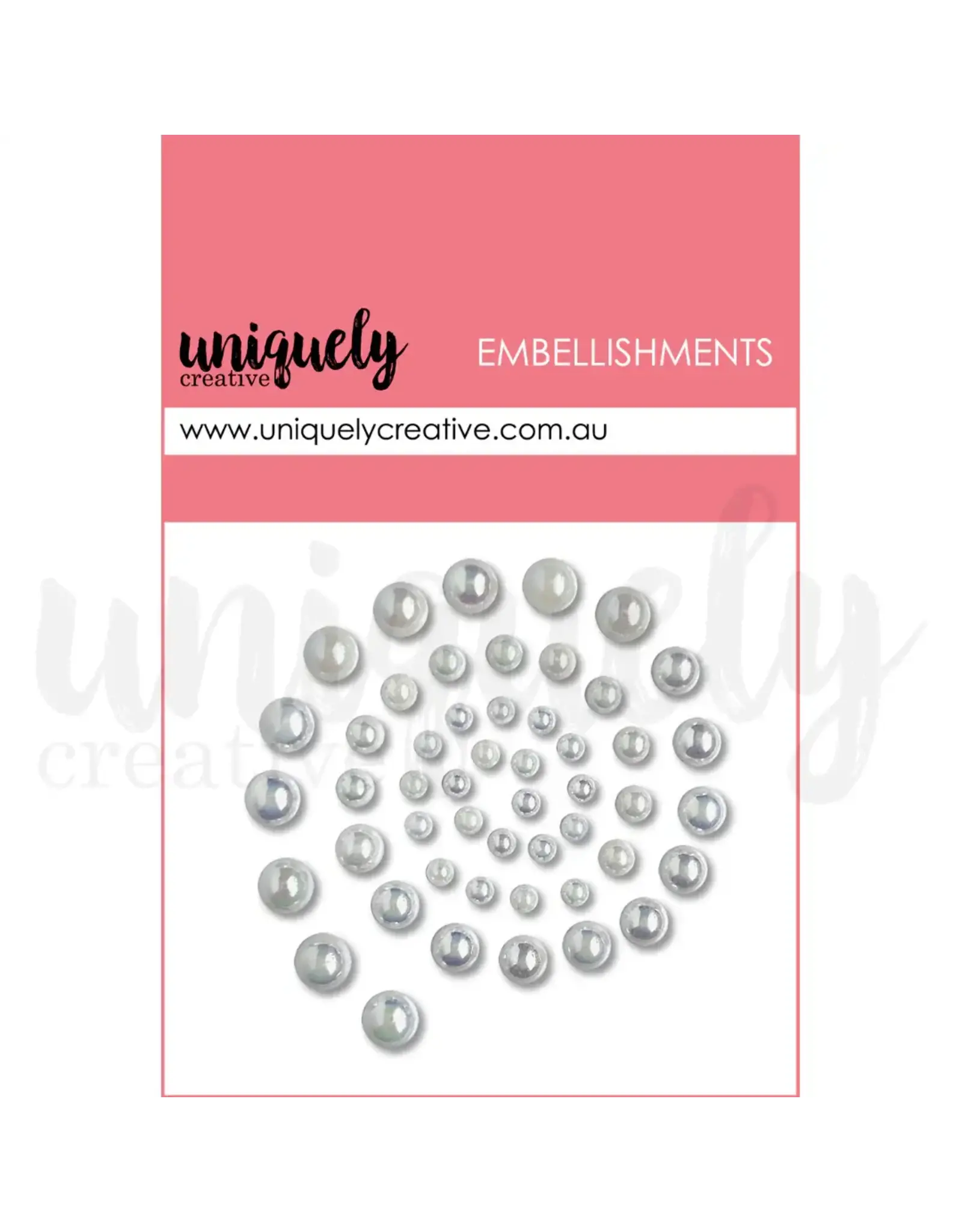 UNIQUELY CREATIVE UNIQUELY CREATIVE IRIDESCENT PEARLS EMBELLIES PEARL EMBELLISHMENTS