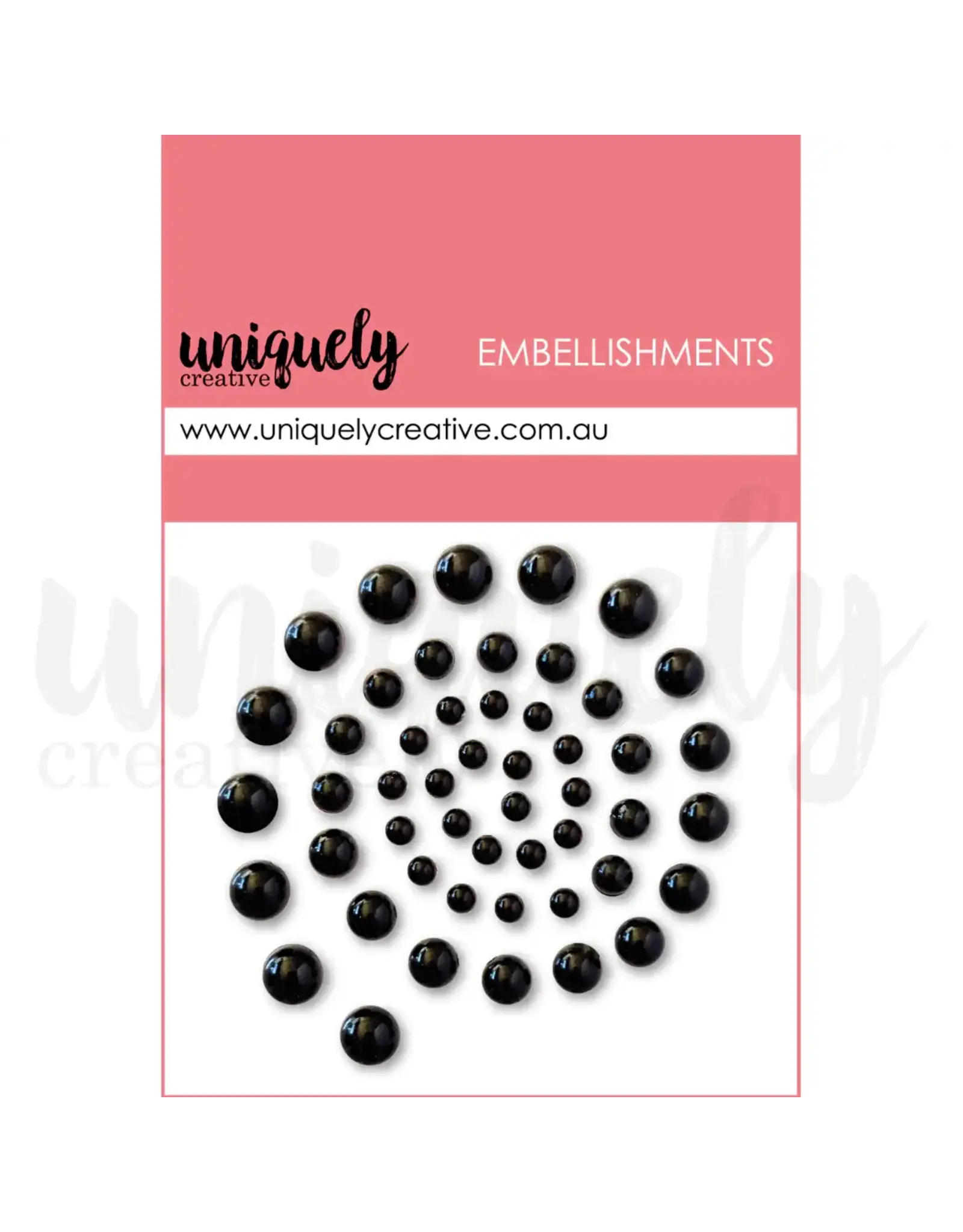 UNIQUELY CREATIVE BLACK PEARLS EMBELLIES PEARL EMBELLISHMENTS