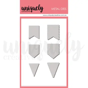 UNIQUELY CREATIVE UNIQUELY CREATIVE BUNTING ELEMENTS DIE SET