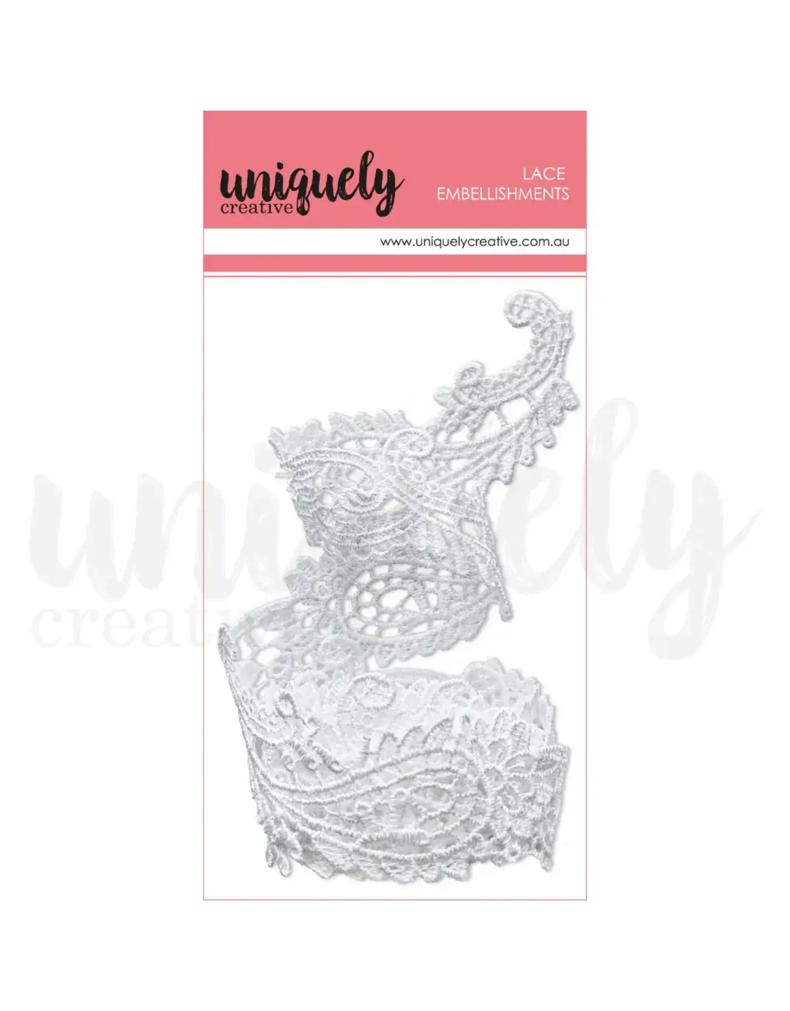 UNIQUELY CREATIVE UNIQUELY CREATIVE ELEGANT LACE EMBELLISHMENTS