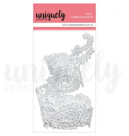 UNIQUELY CREATIVE UNIQUELY CREATIVE ELEGANT LACE EMBELLISHMENTS